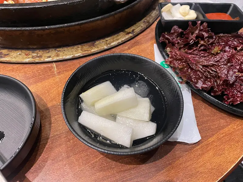 시원한 동치미의 모습