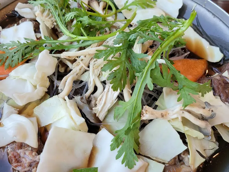 불고기 전골 클로즈업