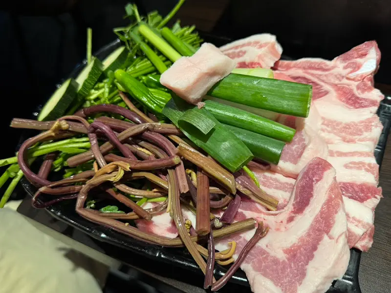 고기와 야채 모듬