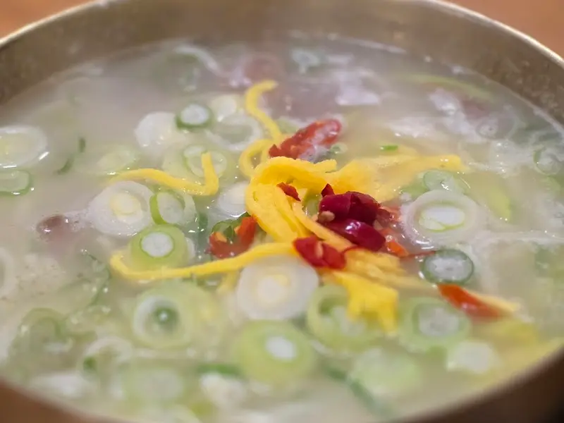 한우 사골 칼국수