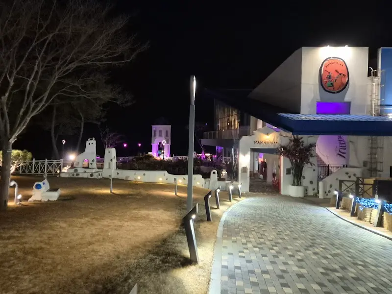 아름다운 산토리니 광장