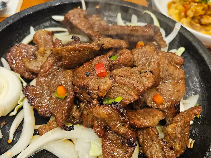 무쇠판 가득한 석갈비