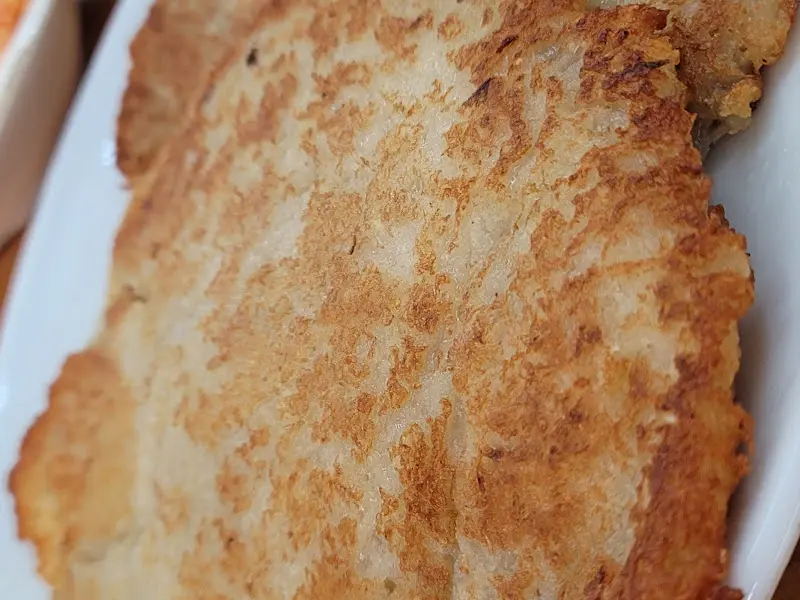 감자전 클로즈업