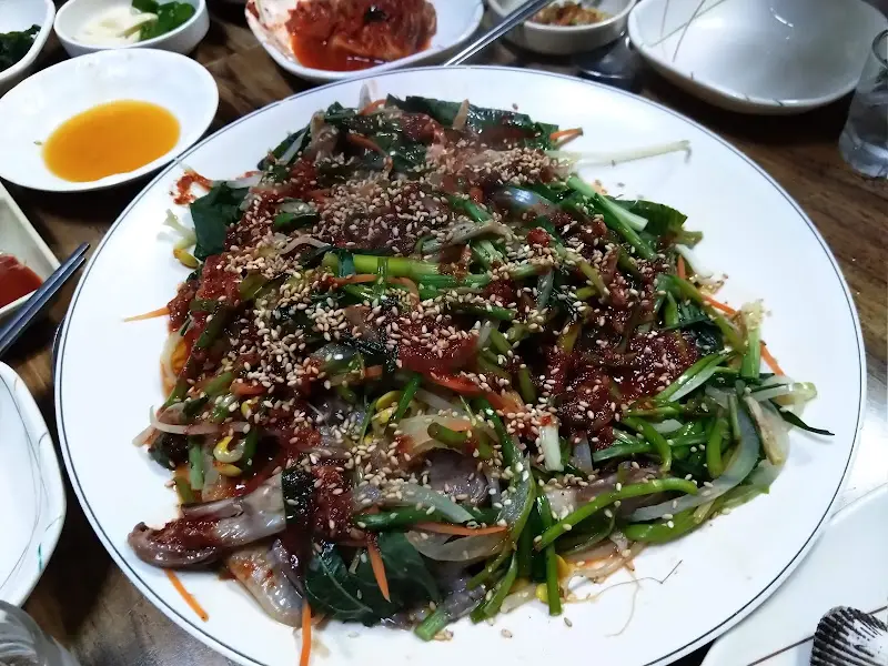 해산물 모듬 한 상차림