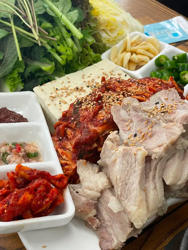 고기와 김치
