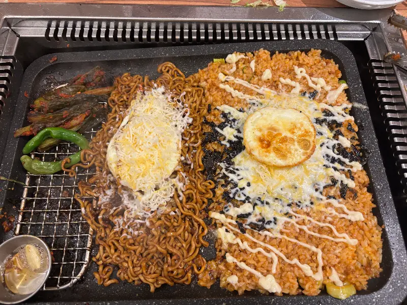 짜파게티와 볶음밥