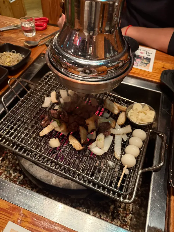 숯불에 구워먹는 야끼니꾸