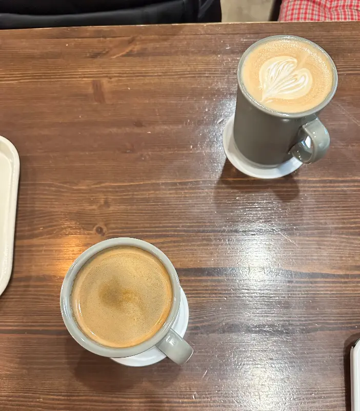 따뜻한 카페라떼