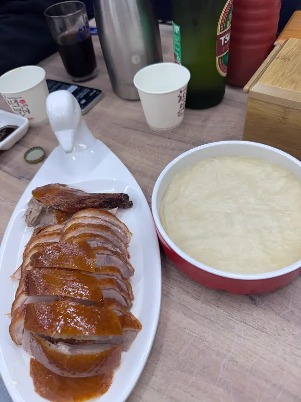 밀전병에 싸 먹는 북경오리