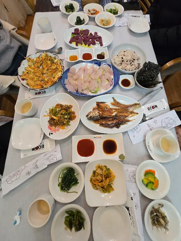 굴비 정식 한 상 차림