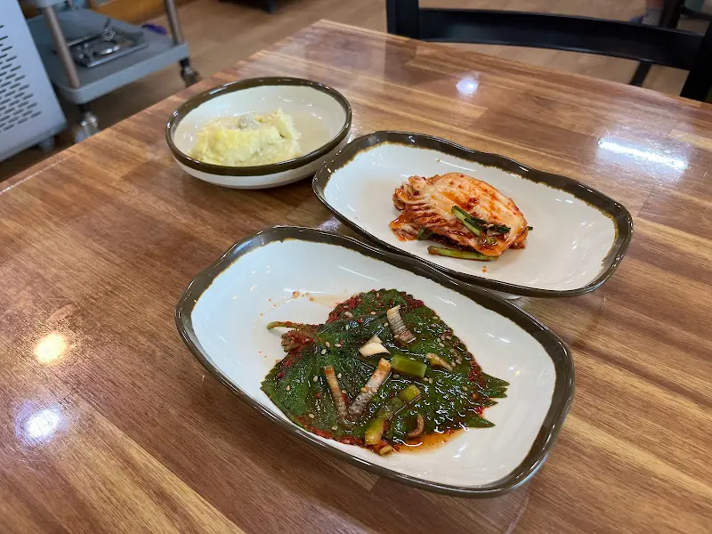 정갈한 반찬 클로즈업