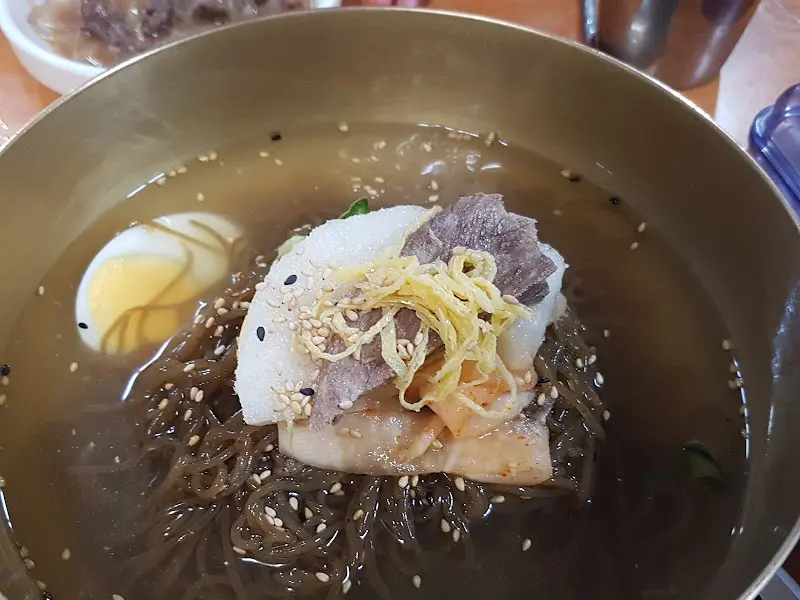 산해 냉면 물냉면