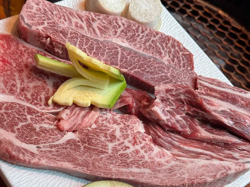 환상적인 마블링의 한우