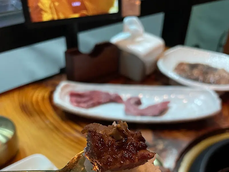 양념고기 한 점