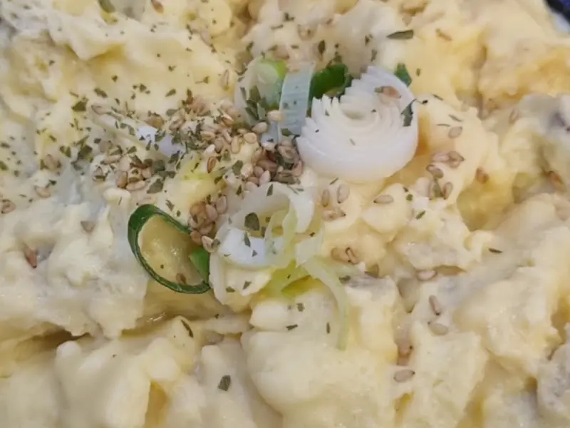 계란찜 클로즈업 샷