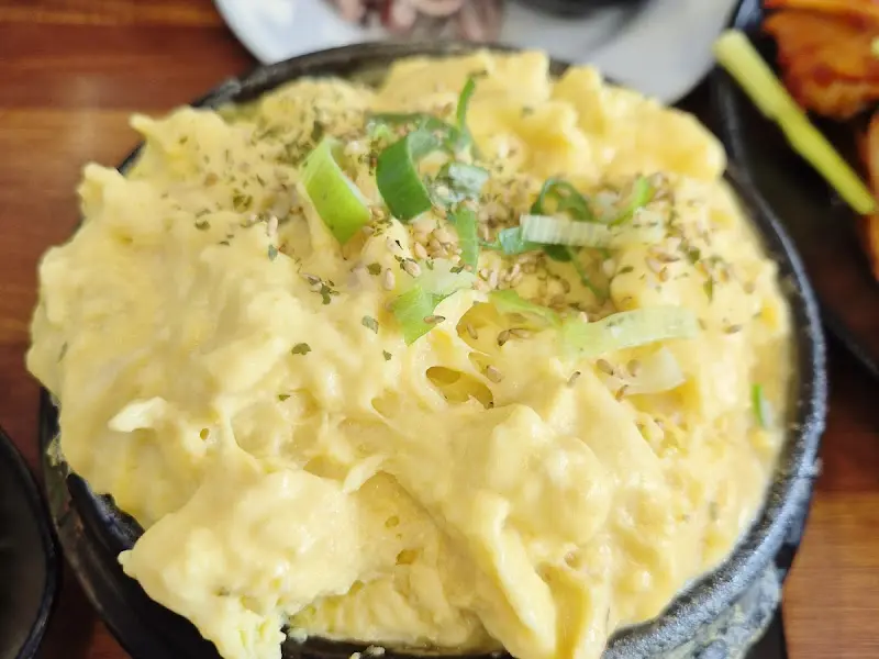 계란찜 디테일 샷