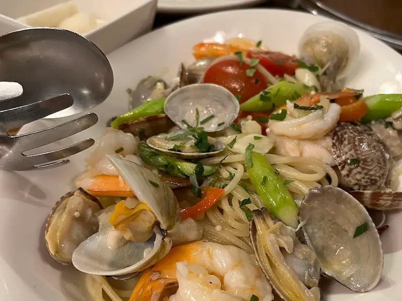 해산물 오일 파스타