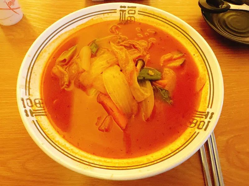 갑오징어 짬뽕의 비주얼