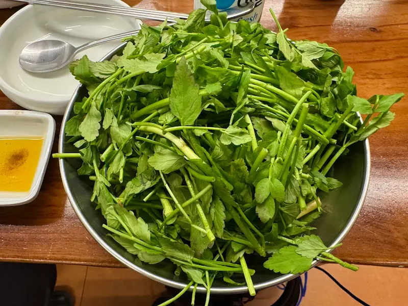 싱싱한 미나리 한가득