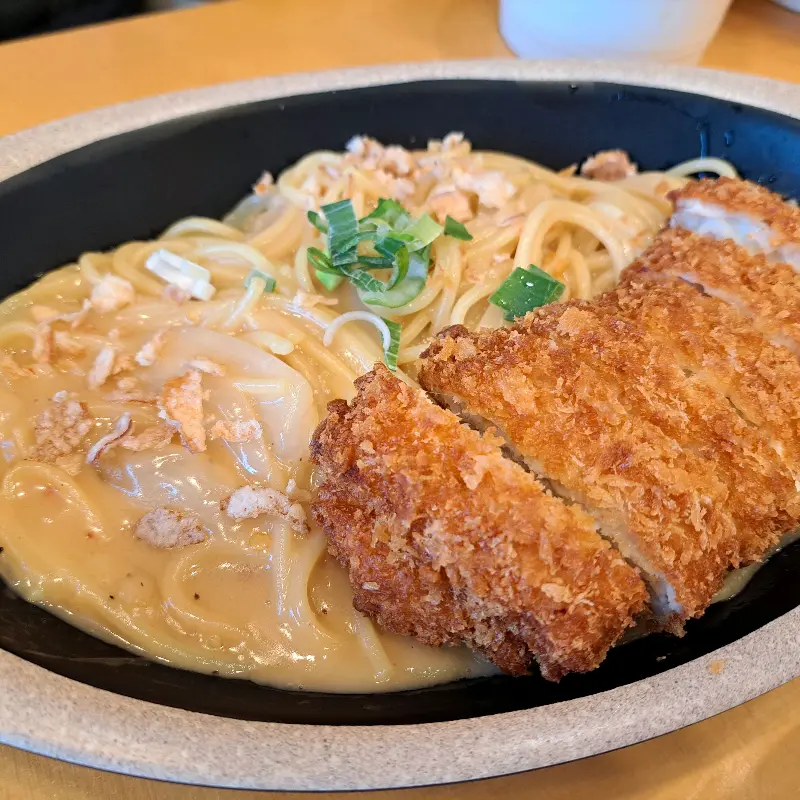 돈까스 스파게티