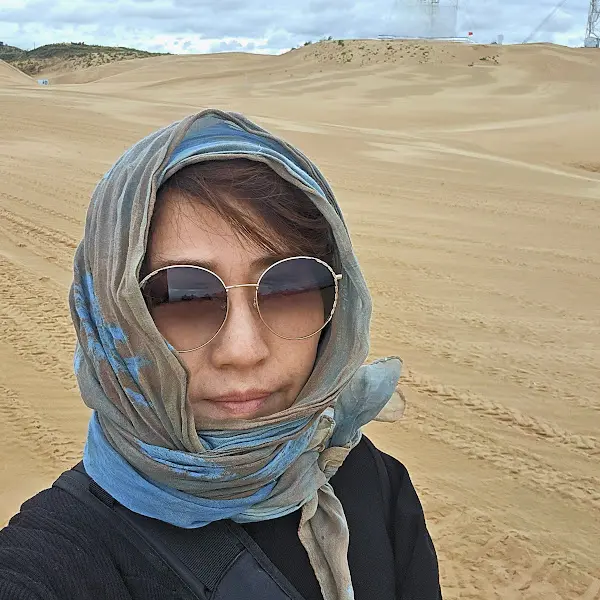 제주도의 아름다운 풍경 속에서