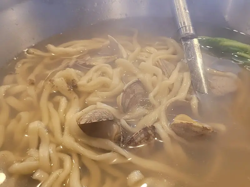 바지락 칼국수