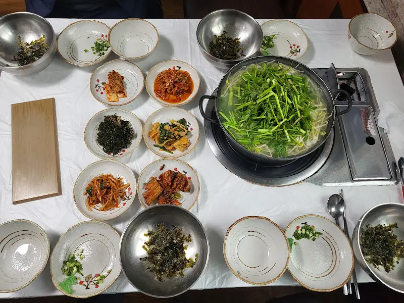 푸짐한 복지리 한 상 차림