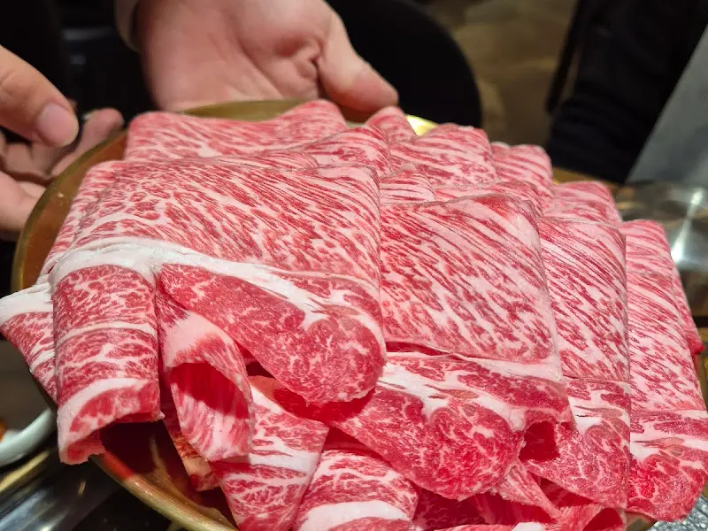 환상적인 마블링의 로스구이