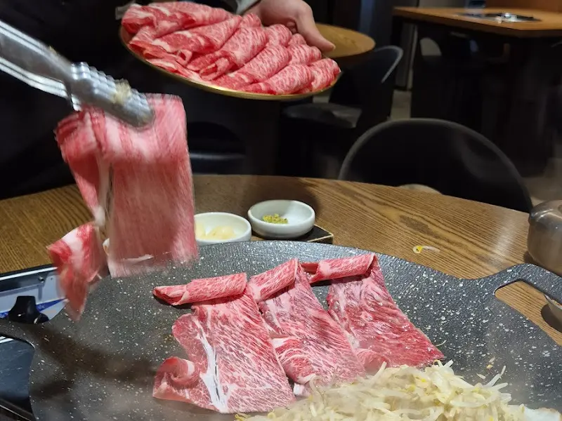 로스구이 굽는 모습