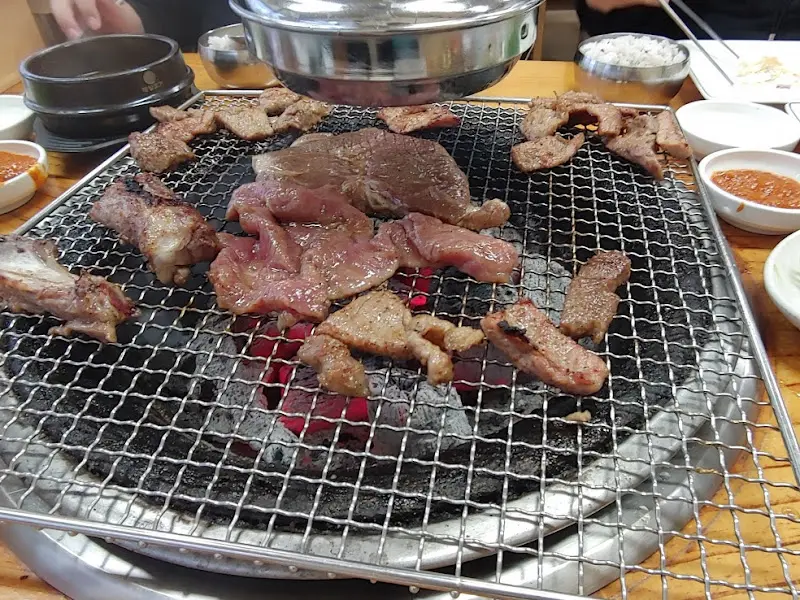 숯불 돼지갈비