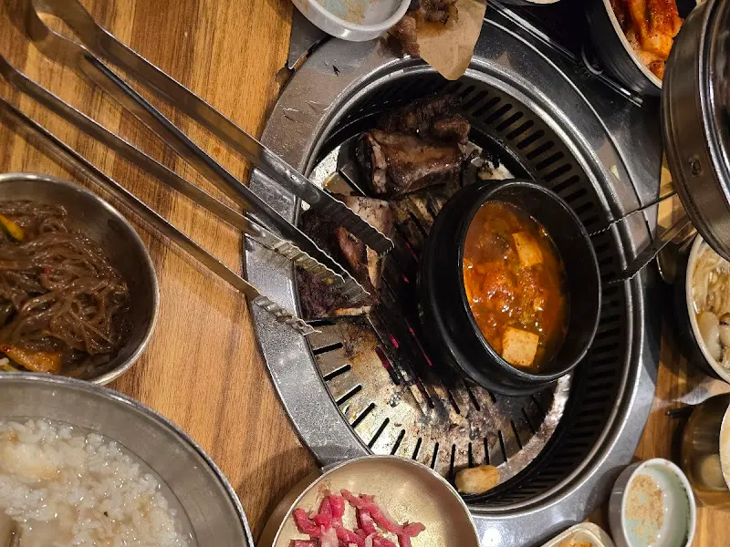 갈비살과 된장찌개