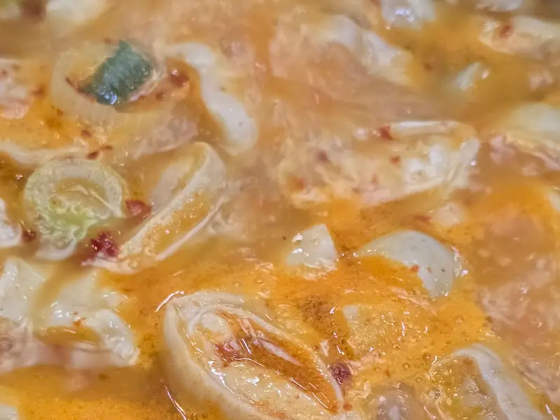 순대국밥 클로즈업