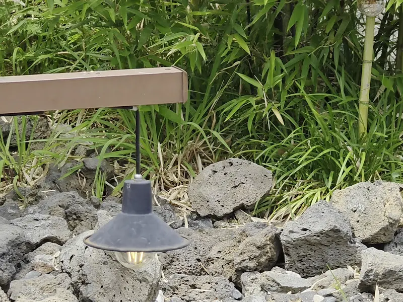 카페 정원의 조경