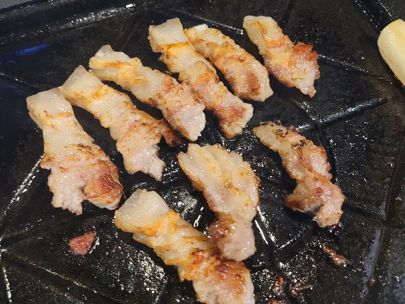 구워지는 오겹살