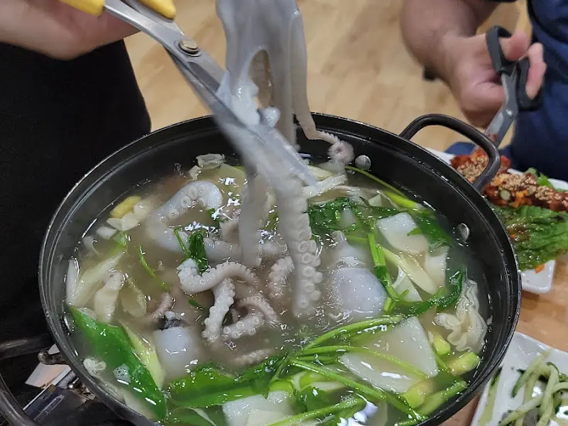 연포탕 조리 장면