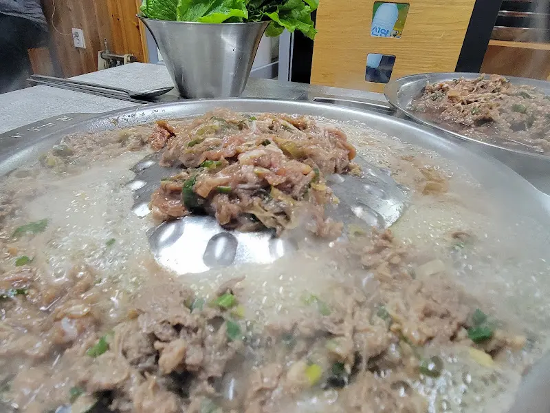 불고기 한 상 차림