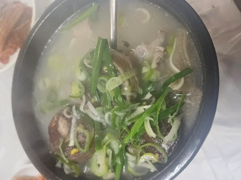 순대국밥 근접샷
