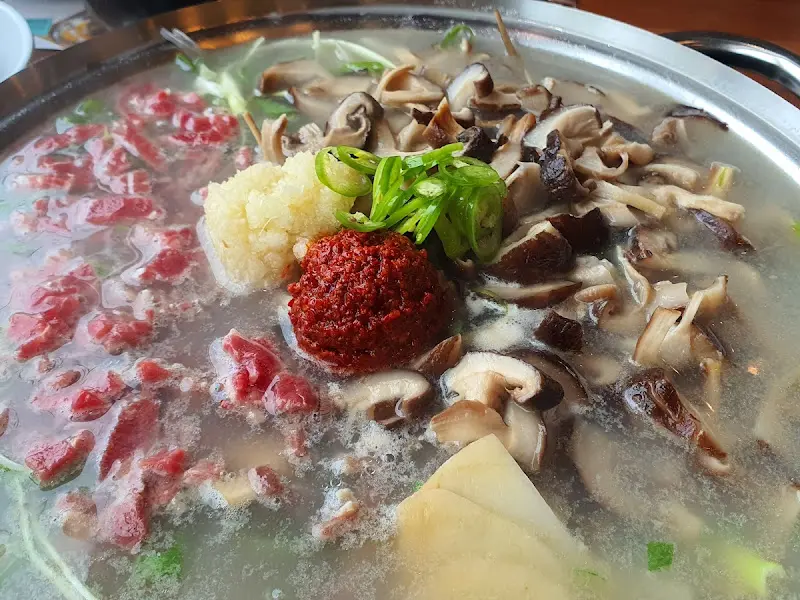 표고버섯 한우전골