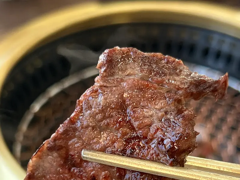 잘 구워진 소고기 한 점