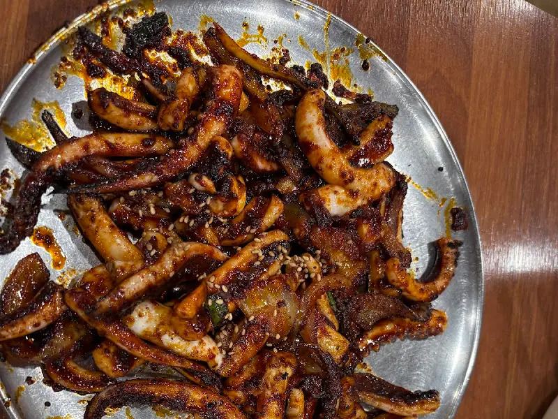 석쇠 매운 오징어