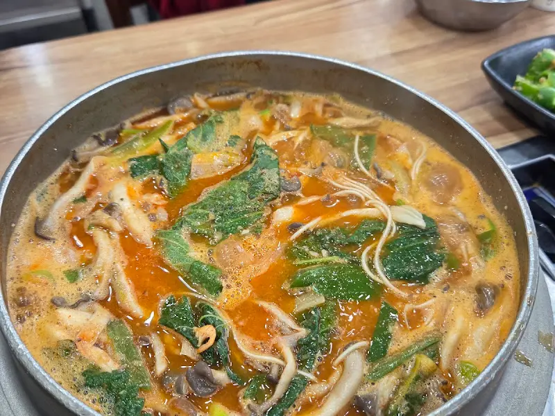 가마솥 추어탕의 클로즈업