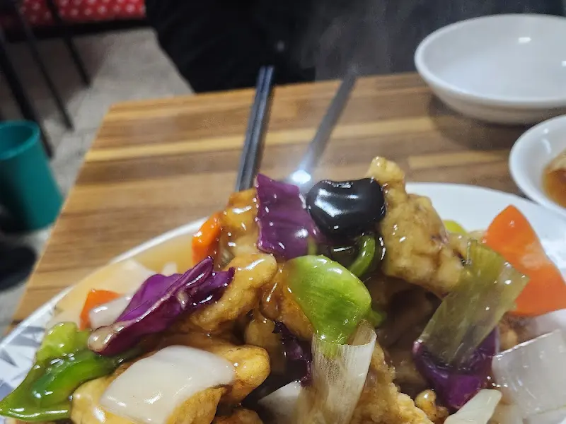 윤기가 흐르는 탕수육