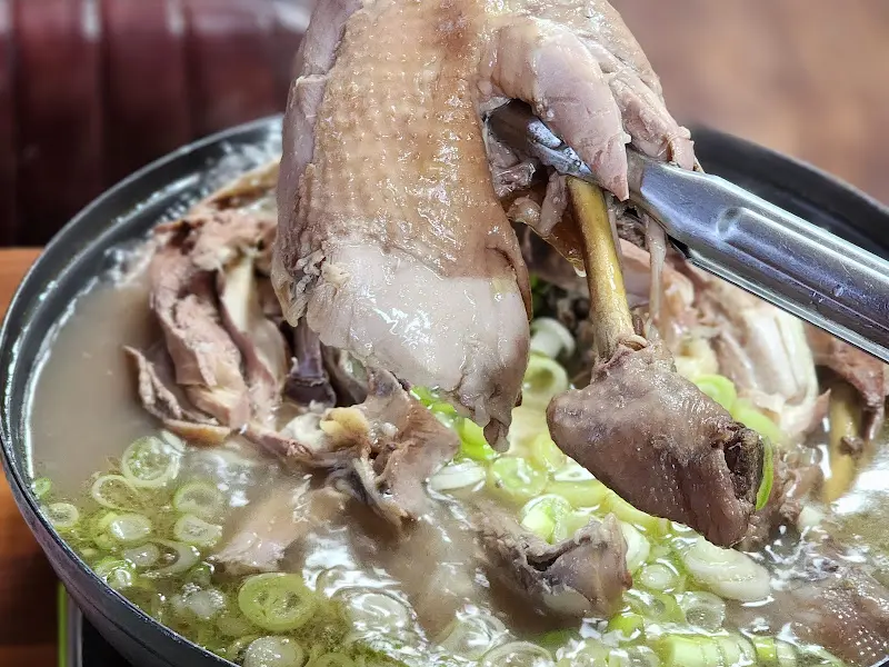 닭백숙 클로즈업