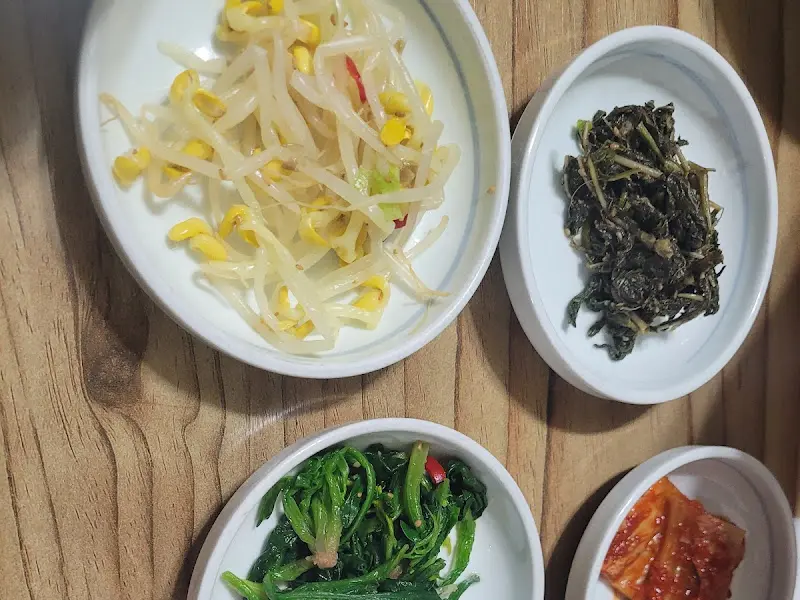 밑반찬 클로즈업