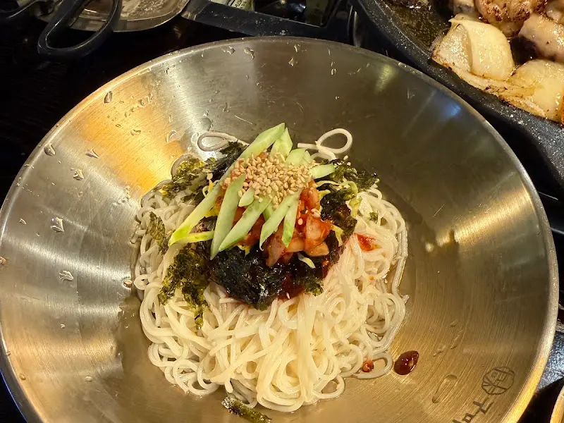 구미곱창 김치말이국수