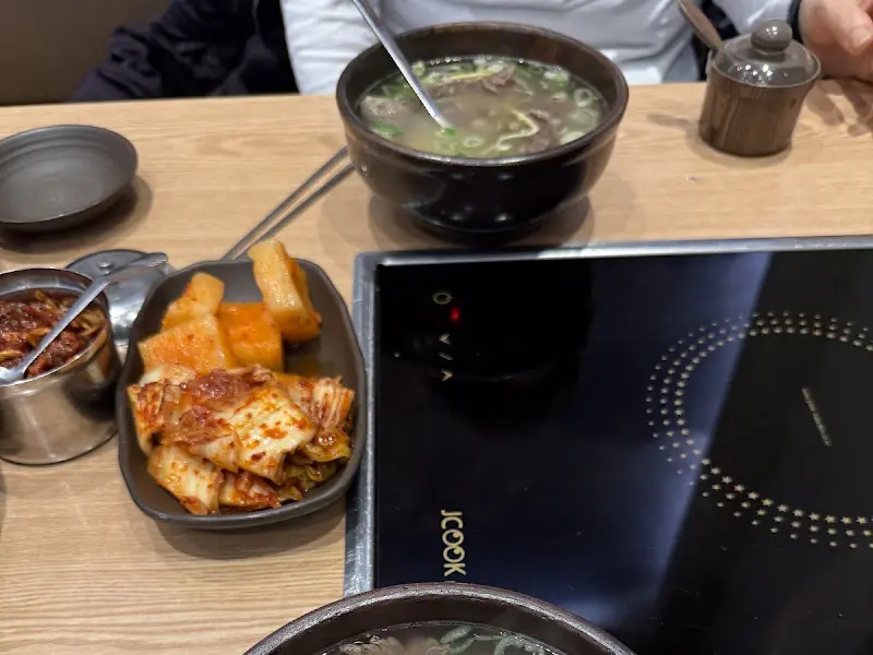 나주곰탕과 깍두기, 김치, 젓갈