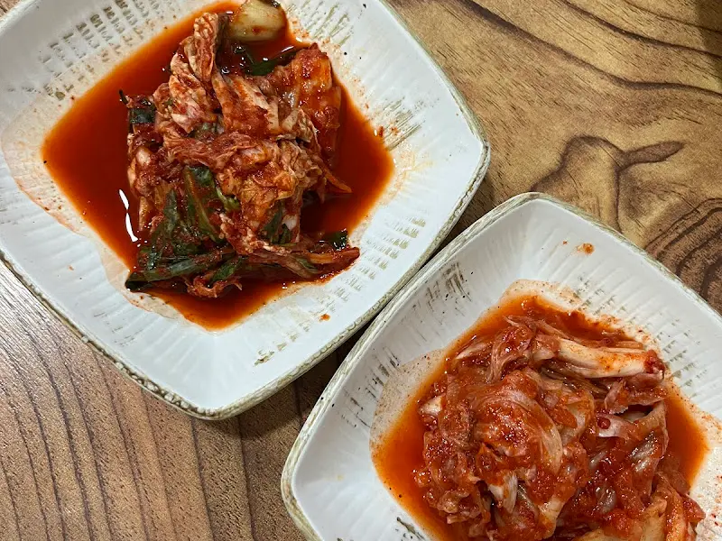 두 종류의 김치