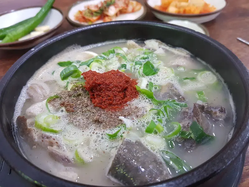 진천토종순대 순대국 디테일