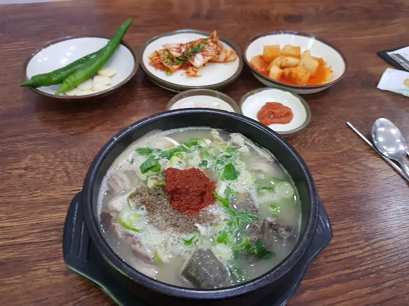 진천토종순대 깍두기