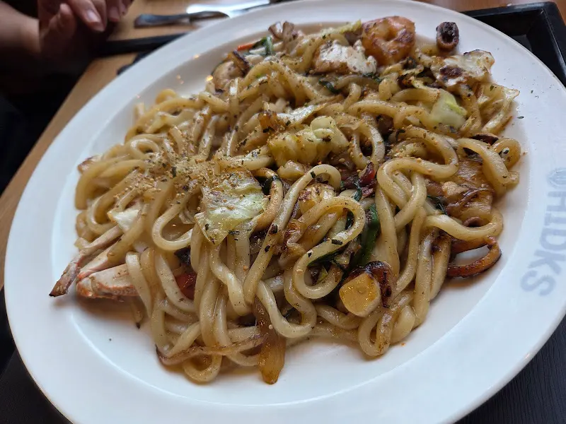 해물볶음우동 근접샷